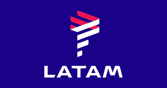emblema da empresa latam linhas aéreas